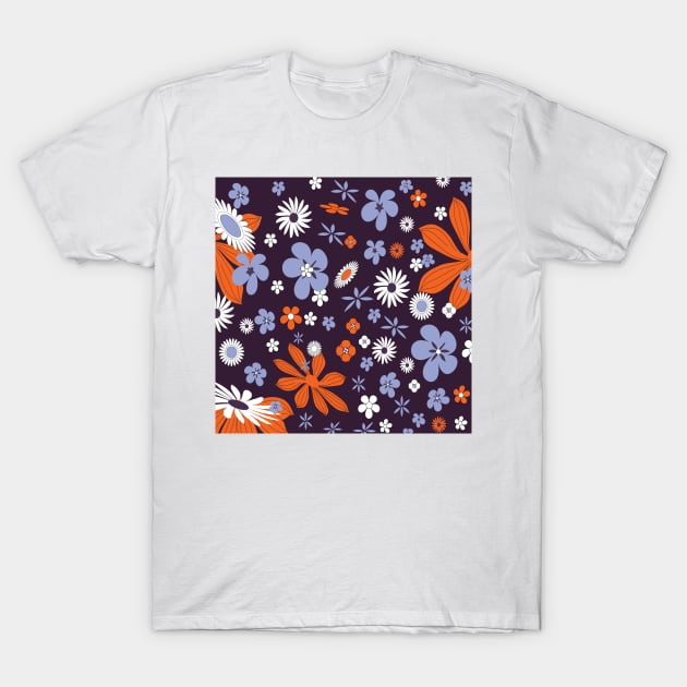 Floral Pattern 4 T-Shirt by ToughCookie98